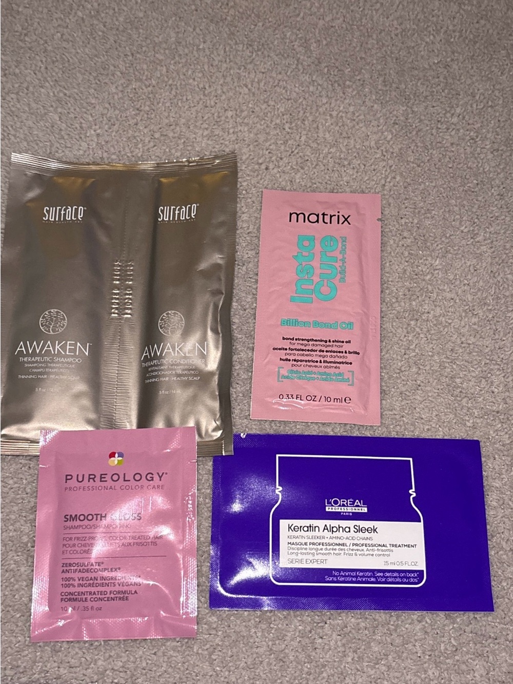 ☀️ 5/$20 Professional Hair Care Sample Lot Surface Matrix Pureology L’Oréal